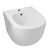 Balneo Bidet suspendu, sans bride bau, Ceramique, Blanc, ASOX