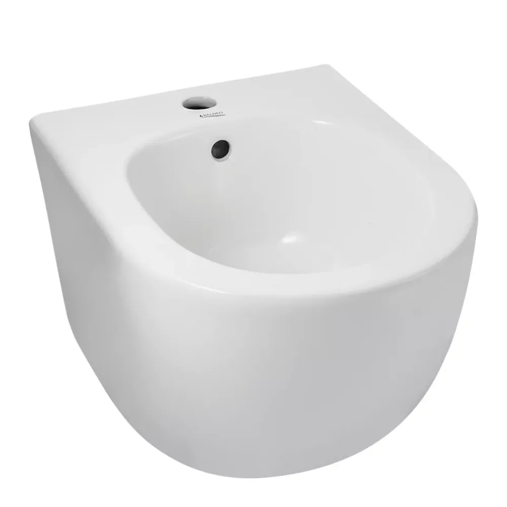 Balneo Bidet suspendu, sans bride bau, Ceramique, Blanc, ASOX