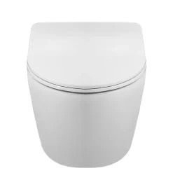 Balneo Cuvette WC suspendue LUXA blanche Tornado avec abattant à fermeture ralentie