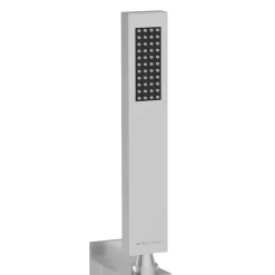 Pommeau De Douche, Flexible Et Barre De Douche|Balneo Douchette argent brossé en acier inoxydable au design moderne CASCADE