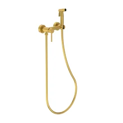 Robinet De Bidet|Balneo Robinet de bidet or Acier inoxydable - Mitigeur de bidet CASCADE