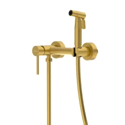 Robinet De Bidet|Balneo Robinet de bidet or Acier inoxydable - Mitigeur de bidet CASCADE
