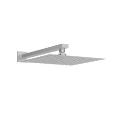 Colonne De Douche Mécanique|Balneo Système de douche avec pommeau de pluie argent brossé Acier inoxydable - Mitigeur de douche avec douchette CASCADE INOX