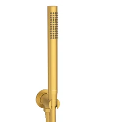 Balneo Système de douche avec pommeau de pluie or Acier inoxydable - Mitigeur de douche avec douchette CASCADE