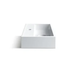 Vasque À Poser|Balneo Vasque à poser 40x24cm, en fonte minérale, Blanc, VIKI