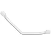 Barre D'Appui|Godonnier Barre d'appui coudée en acier blanc mat Essentiels Plus 60,9 cm