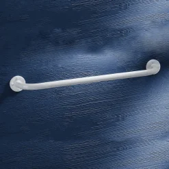 Barre D'Appui|Godonnier Barre d'appui droite en acier blanc 60 cm