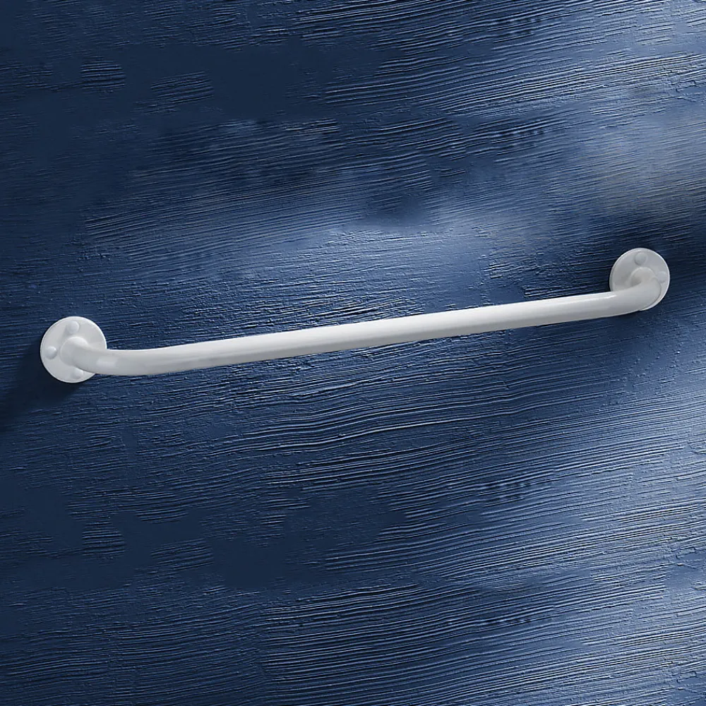 Barre D'Appui|Godonnier Barre d'appui droite en acier blanc 60 cm