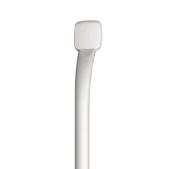 Godonnier Barre d'appui droite en acier blanc mat Essentiels Plus 69,3 cm