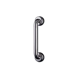 AKW Barre d'appui droite en acier inoxydable - Longueur 600 mm - INOX POLI