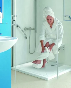 Barre D'Appui|AKW Barre d'appui droite en acier inoxydable - Longueur 450 mm - INOX POLI