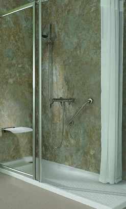 Barre D'Appui|AKW Barre d'appui droite en acier inoxydable - Longueur 450 mm - INOX POLI
