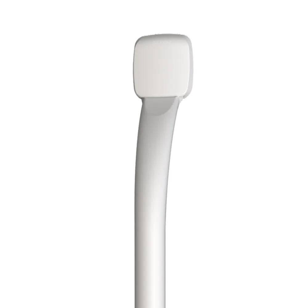 Barre D'Appui|Godonnier Barre d'appui droite en acier blanc mat Essentiels Plus 42,3 cm