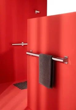 Barre D'Appui|Godonnier Barre d'appui droite en aluminium anodisé brillant anodisé 43,7 cm