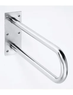 Barre D'Appui|Bemeta Barre d'appui en forme U HELP en acier inoxydable-60x25x10cm--