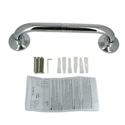Barre D'Appui|Kiamami Valentina Barre D'appui Pour Salle De Bain En Finition Chromée, 37 Cm