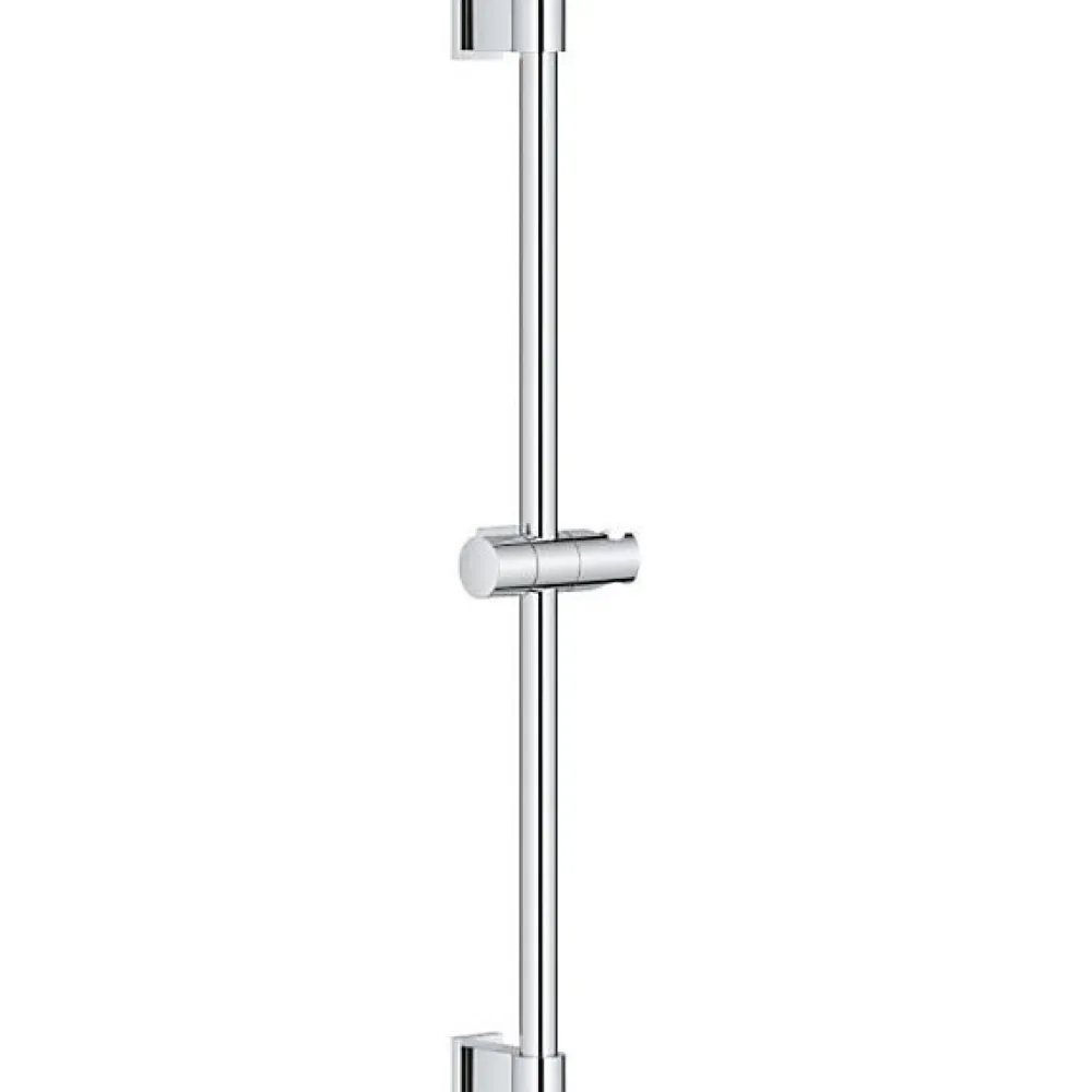 Colonne De Baignoire|Grohe Barre de douche - Vitalio Universal 27724001 - 60cm - 22 mm - Fixation supérieure réglable - A coller ou a visser - C