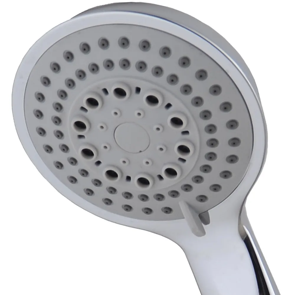 Kibath Barre de douche avec équipement TREN de 65,5 cm, finition chrome poli, en laiton
