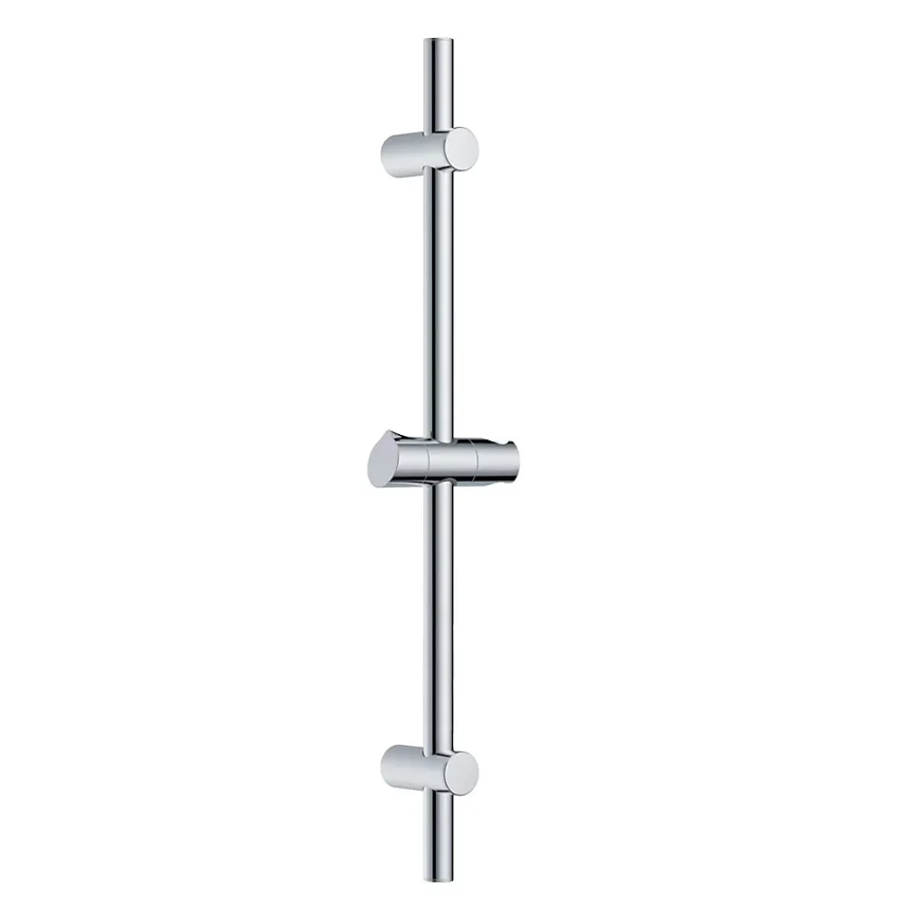 Todot Barre de douche 70cm en Acier Inoxydable Chromé avec Fixations ajustables