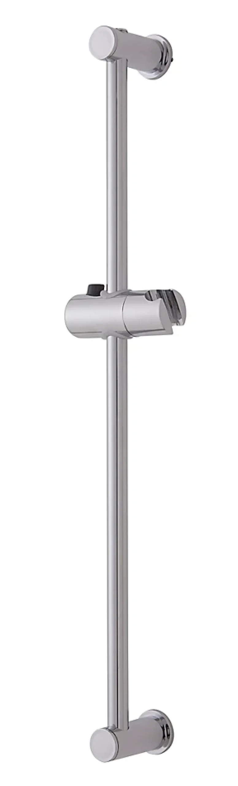 Barre de douche standard réglable fixation murale coloris chrome L.64,5 cm