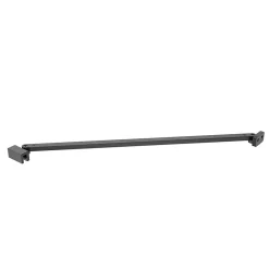 Paroi De Douche|GoodHome Barre de fixation/stabilisation pour paroi de douche L.70 cm, alu noir, Ledava