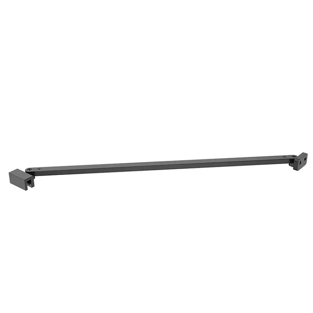 Paroi De Douche|GoodHome Barre de fixation/stabilisation pour paroi de douche L.70 cm, alu noir, Ledava