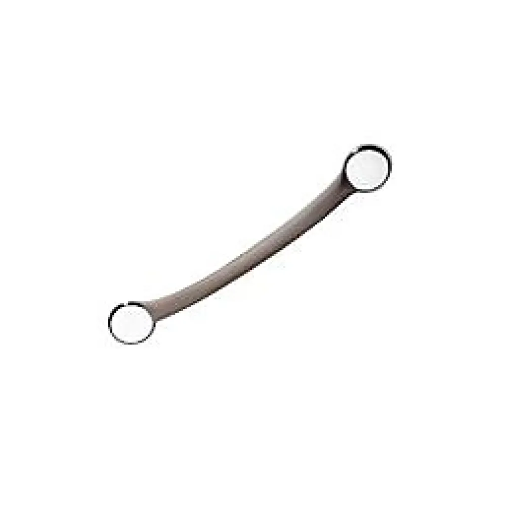 Barre D'Appui|Godonnier Barre de redressement en inox taupe Soft 37 cm