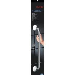 Spirella Barre de redressement ou d'appui ECO Acier Inox 60cm Chrome