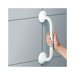 Barre D'Appui|Spirella Barre de redressement ou d'appui ECO Acier Inox 30cm Blanc