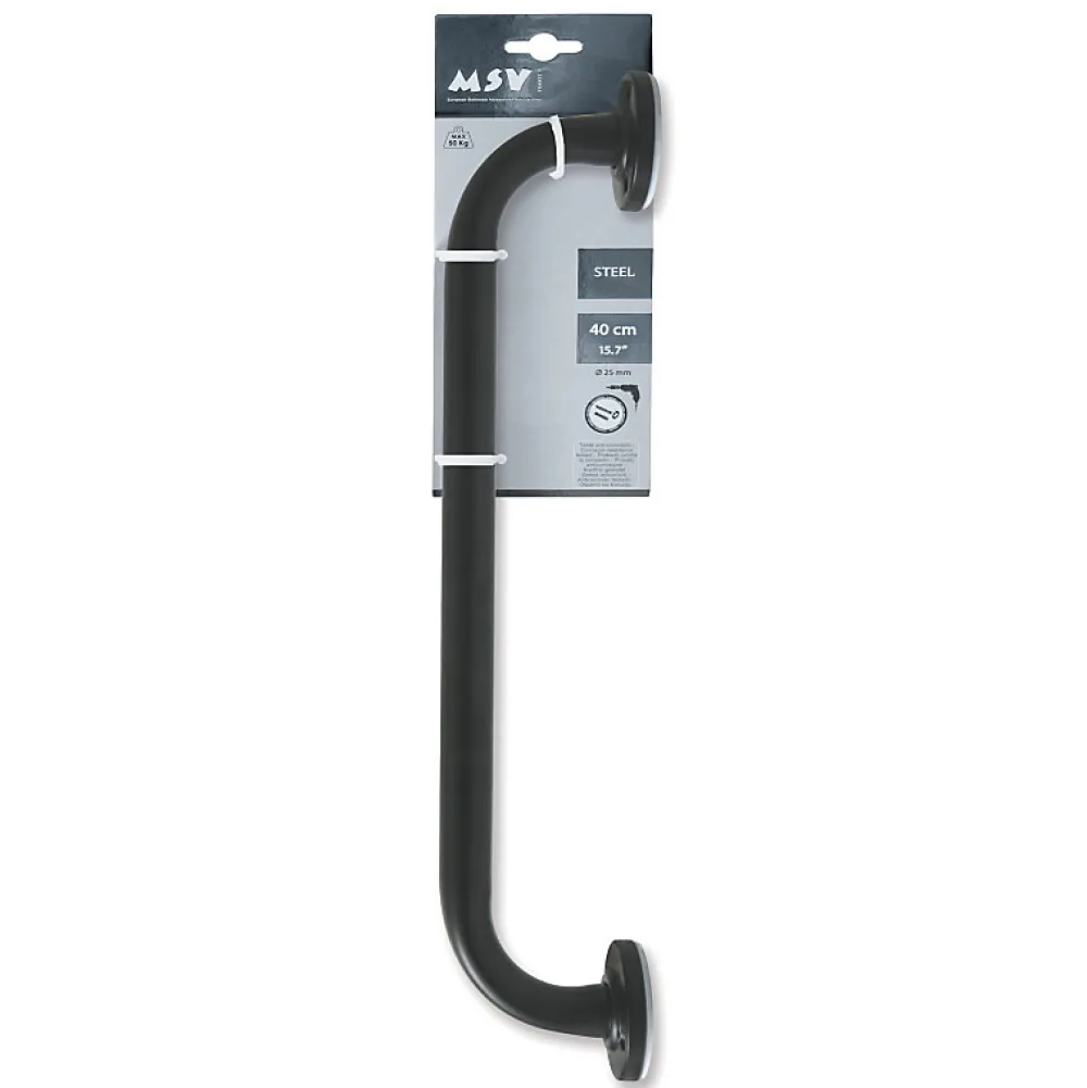 Barre D'Appui|MSV Barre de soulèvement noir matt 40cm