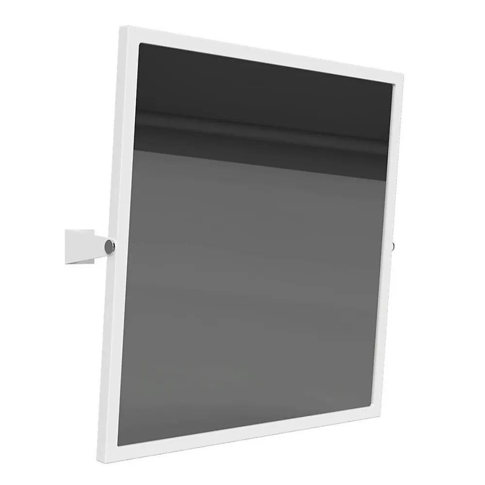 Bemeta HELP Miroir mural inclinable PMR 60x60cm, Acier, Blanc (301401044)