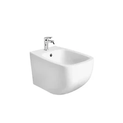 Kiamami Valentina Bidet Pour Installation Murale En Céramique Blanche Mate