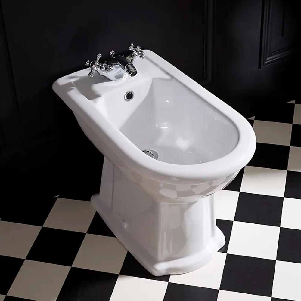 Bidet|Planète Bain Bidet rétro à poser blanc Ramses