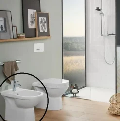 Bidet|Villeroy & Boch Bidet sur pied O.NOVO - Bidet sur pieds blanc - 360 x 560 x 400 mm