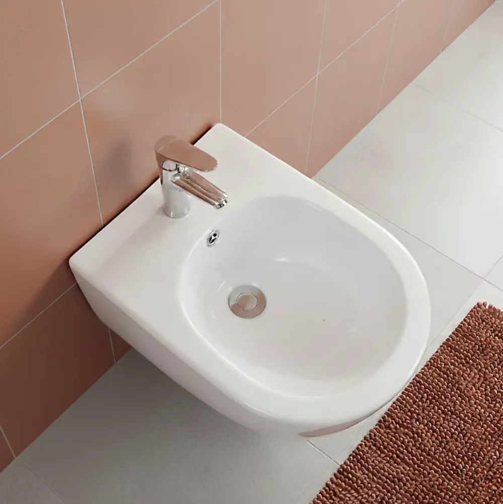 Bidet|Otitec Bidet suspendu - 52 x 36,3 x 33 cm - Blanc -VELA