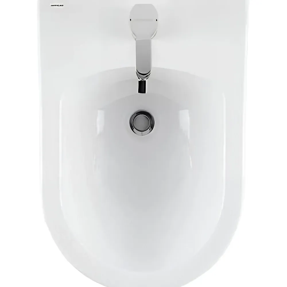 Sanindusa Bidet suspendu céramique traditionnelle Sanibold 50 blanc