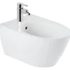 Bidet|Sanindusa Bidet suspendu céramique traditionnelle 56 Sanlife blanc mate