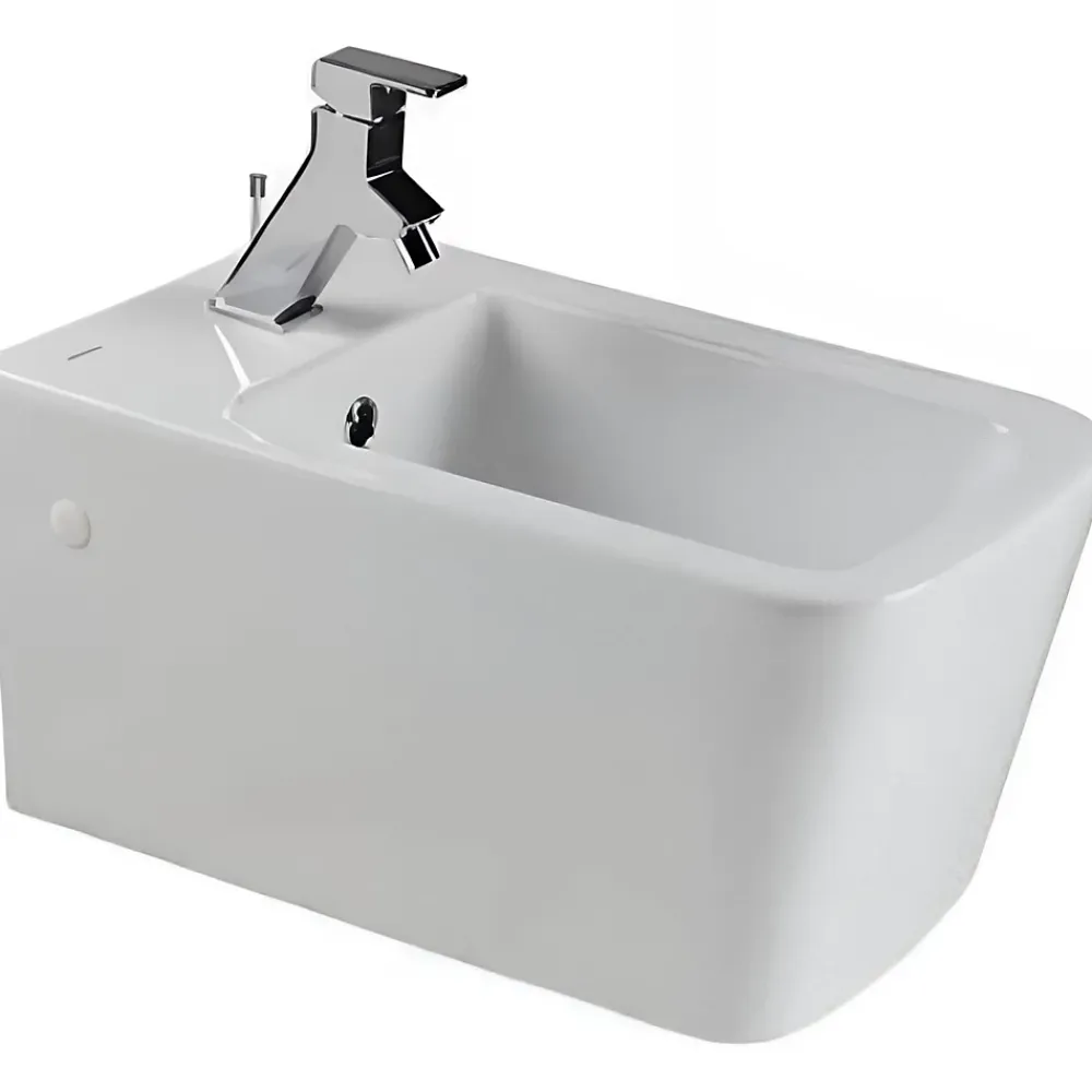 Sanindusa Bidet suspendu céramique traditionnelle Advance blanc