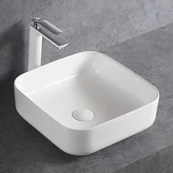 Bidet|Bernstein Bidet suspendu de qualité supérieure CH2019V - Sans siphon, Sans bonde Pop Up, Sans robinet