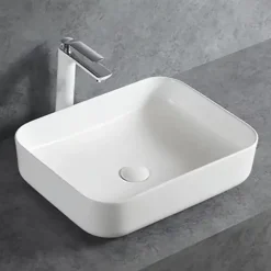 Bernstein Bidet suspendu de qualité supérieure CH2019V - Sans siphon, Avec bonde Pop Up, Avec robinet 1238C