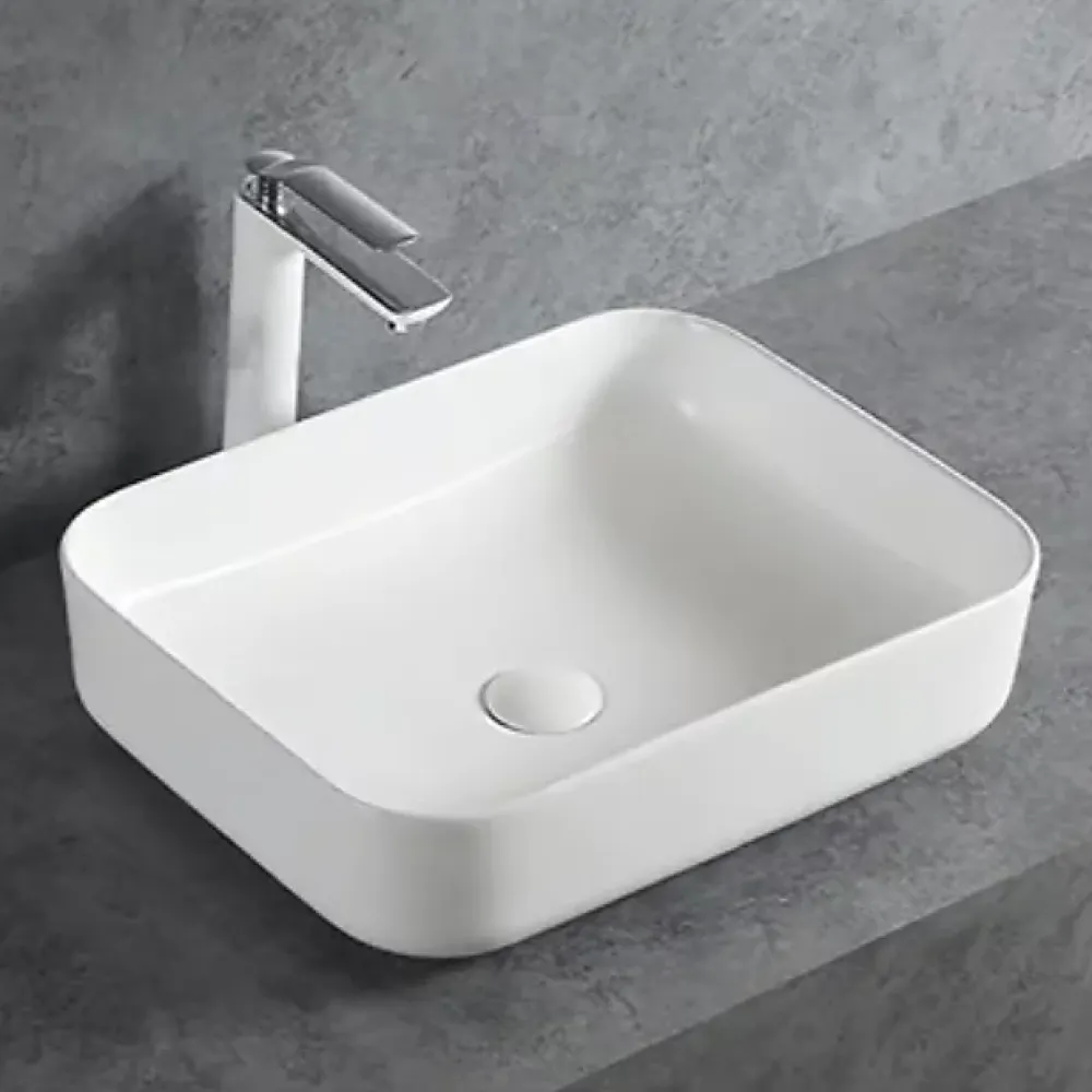 Bernstein Bidet suspendu de qualité supérieure CH2019V - Avec siphon, Avec bonde Pop Up, Avec robinet 1238C
