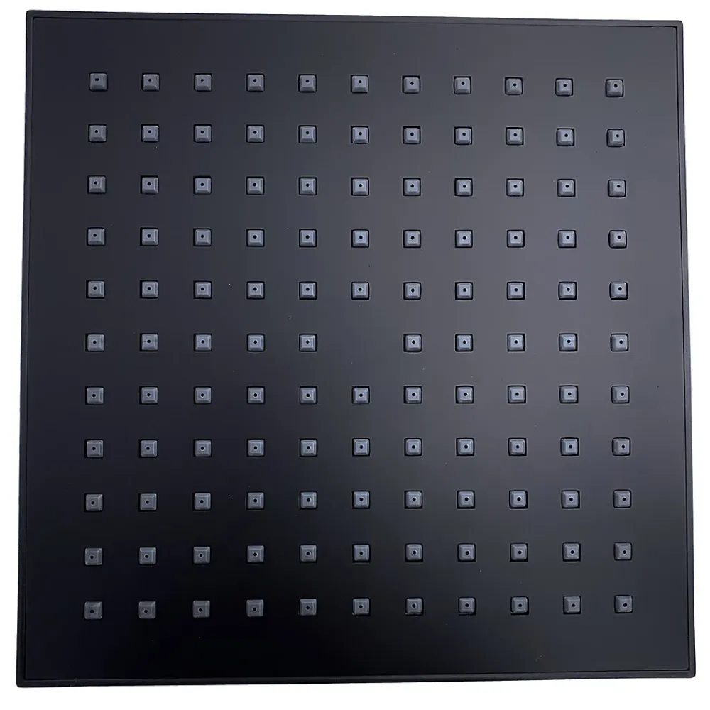 Colonne De Douche Sans Robinetterie|Hydroland BLACKROMA Colonne de douche sans mitigeur hauteur réglable 80 à 115 cm, Noir mat