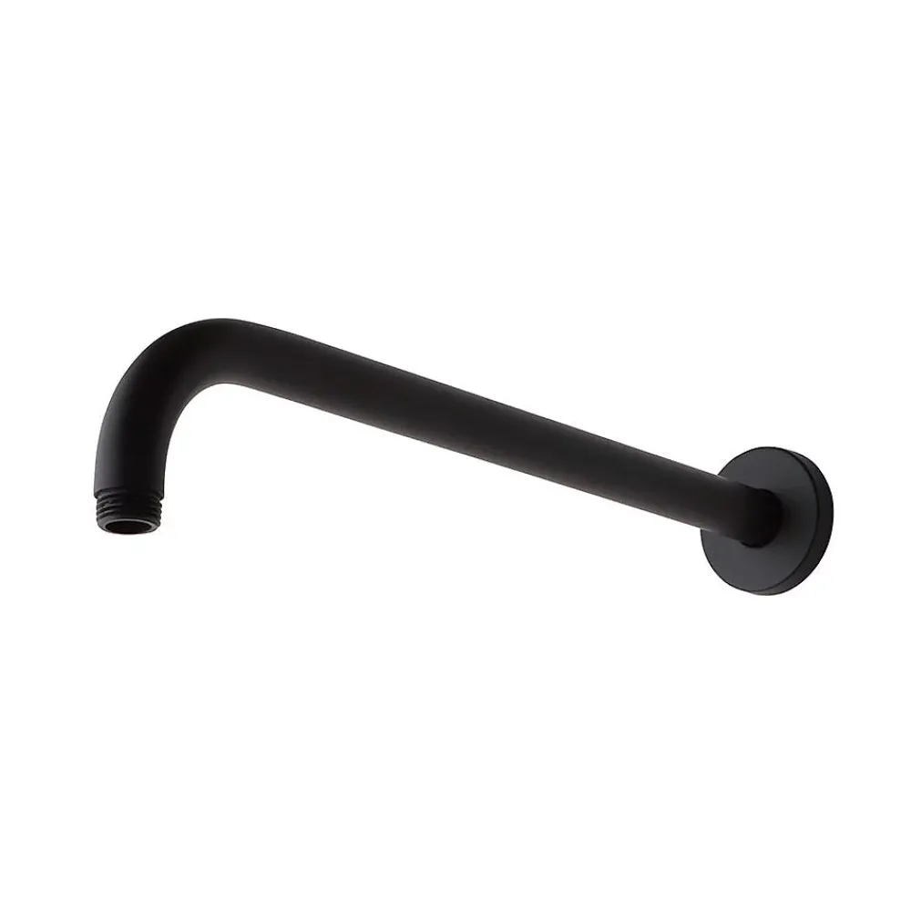 Pommeau De Douche, Flexible Et Barre De Douche|Kiamami Valentina Bras De Douche En Laiton Noir Mat Rond
