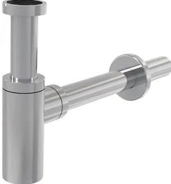 Lavabo|Swiss Aqua Technologies Brevis Lave-mains suspendu avec trou pour robinetterie à droite, 40,5x20,5x10,5cm + Siphon (SATBRE4020SR-SET2)