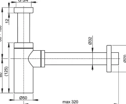 Lavabo|Swiss Aqua Technologies Brevis Lave-mains suspendu avec trou pour robinetterie à droite, 40,5x20,5x10,5cm + Siphon (SATBRE4020SR-SET2)