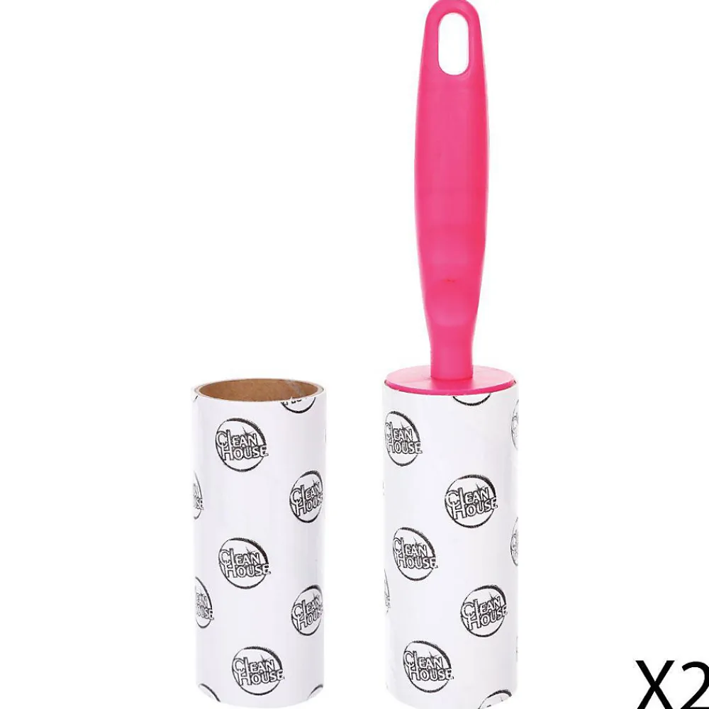 Etendoir À Linge|5Five Brosse à vêtements 2 recharges Gris - Gris -
