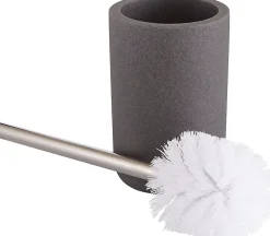Accessoire Wc|GoodHome Brosse et porte-brosse de toilette Jubba
