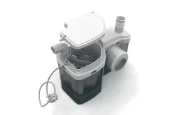 Watermatic Broyeur adaptable W12 - 1 entrée WC diam : 100mm + 1 entrée lave mains diam : 40mm