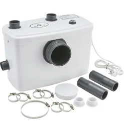 Nature Pro Broyeur Sanitaire Pompes de Relevage 600W WC Lavabo Douche 100l/m