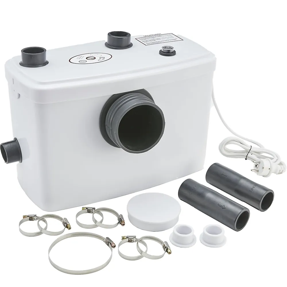 Nature Pro Broyeur Sanitaire Pompes de Relevage 600W WC Lavabo Douche 100l/m